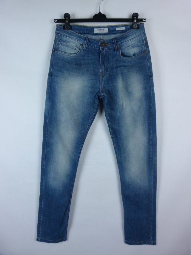 FORCA męskie spodnie jeans slim tapered W 30 / L 32 pas 78 cm