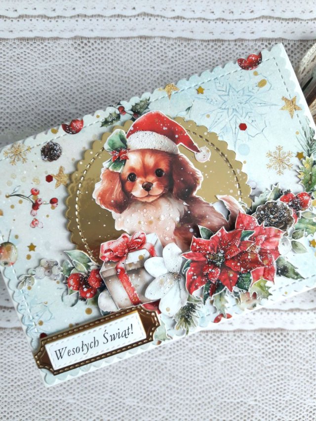 Kartka świąteczna dla miłośniczki/miłośnika psów