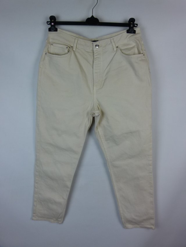 F&F mom jeans skinny ecru 16 / 44