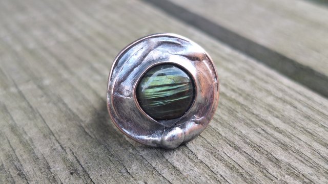 Okrąg - pierścionek regulowany