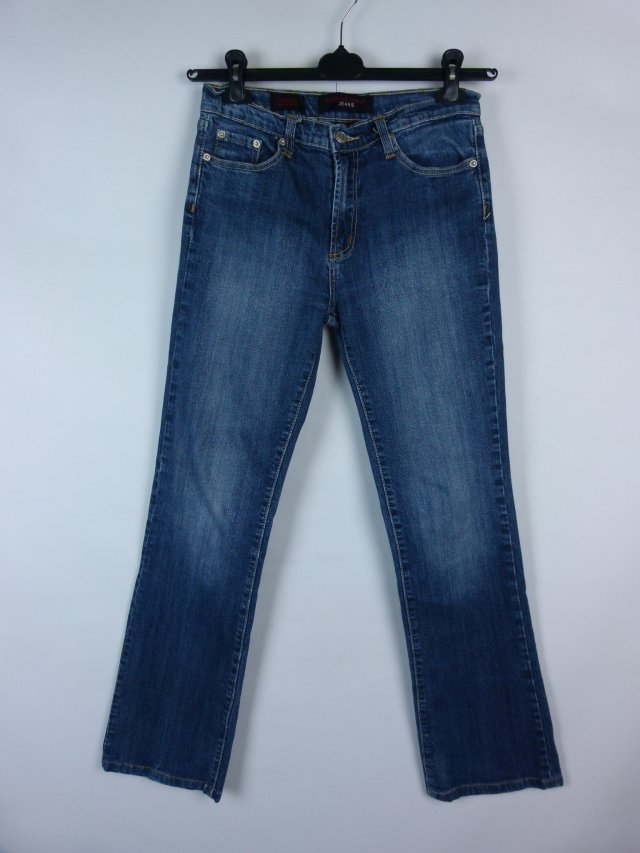 Fabrizio Gianni spodnie jeans bootcut stretch / M