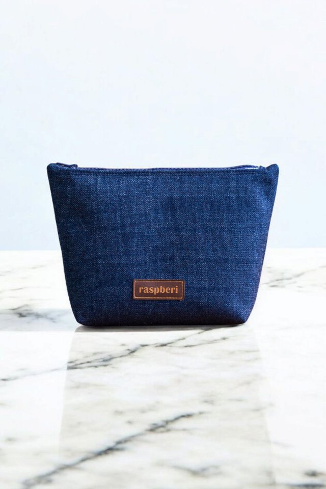 Granatowa kosmetyczka MAXI