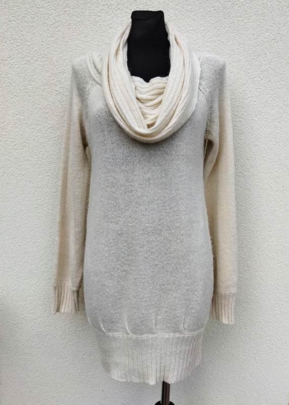 ONLY - SWETER/SUKIENKA Z ALPAKĄ