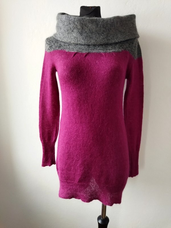 TOPSHOP - SWETER WEŁNA MOHER