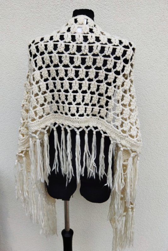 H&M - AŻUROWY SZAL/CHUSTA