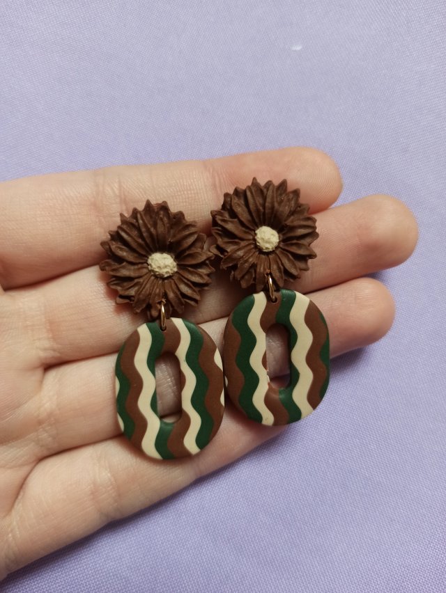 Kolczyki z gliny polimerowej