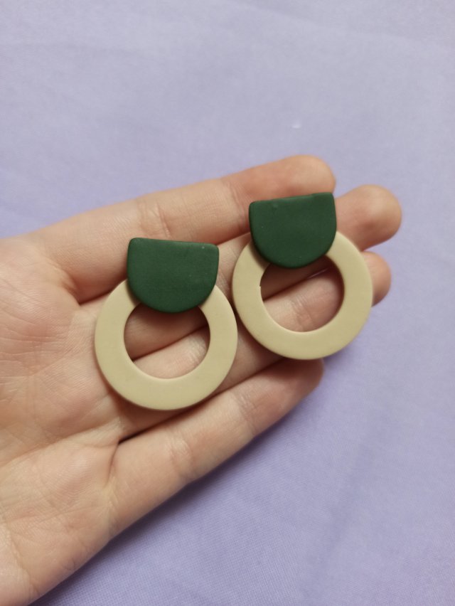 Kolczyki z gliny polimerowej