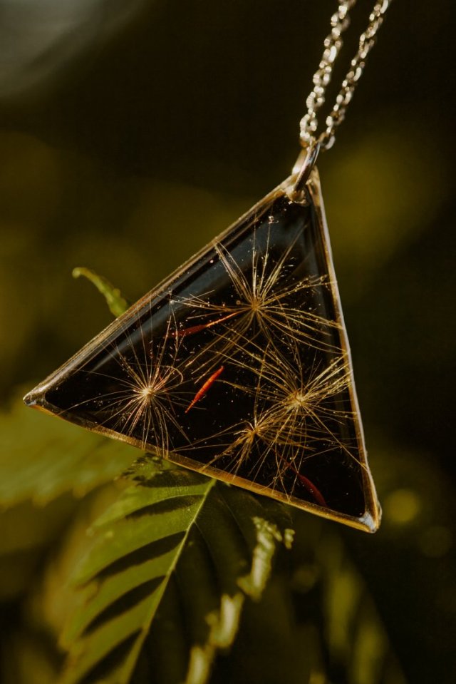 Naszyjnik z dmuchawcem