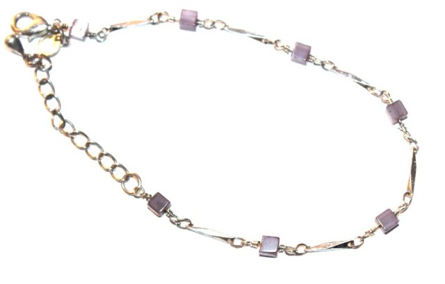 M&S  lawendowe kostki Bransoletka na kostkę