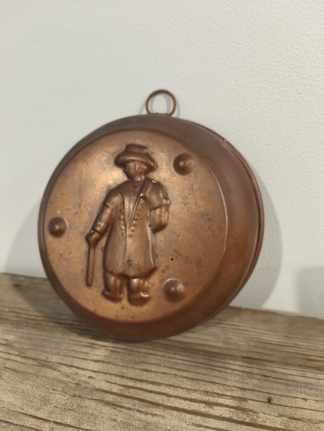 Foremka miedziana do zawieszenia Vintage.