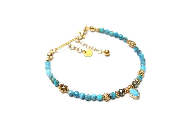 Opal niebieski /29.10.25/ bransoletka - Szlachetna kolekcja