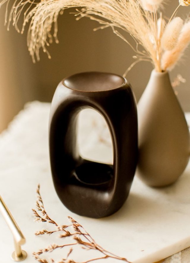 kominek na olejki i świeczkę