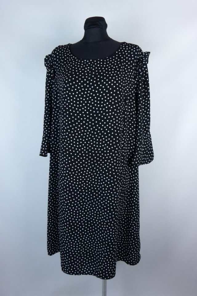 George trapezowa sukienka do kolan groszki 24 / 52