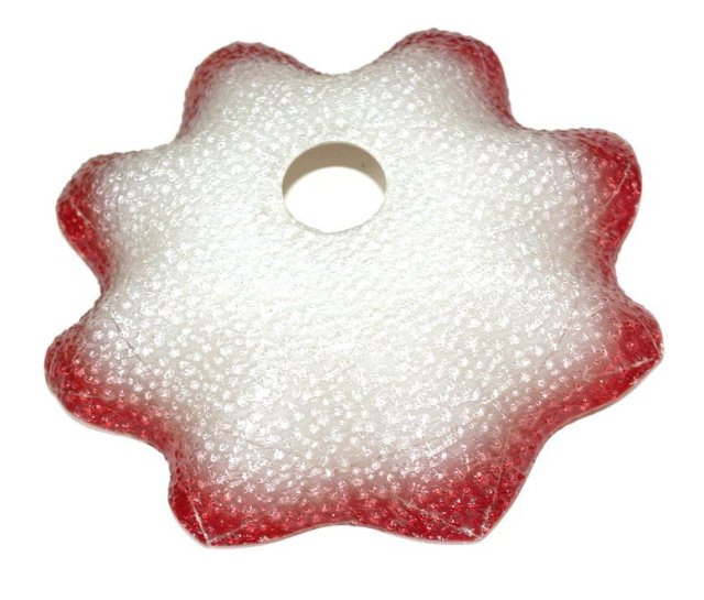 SZKALNY klosz groszkowany  vintage PRL