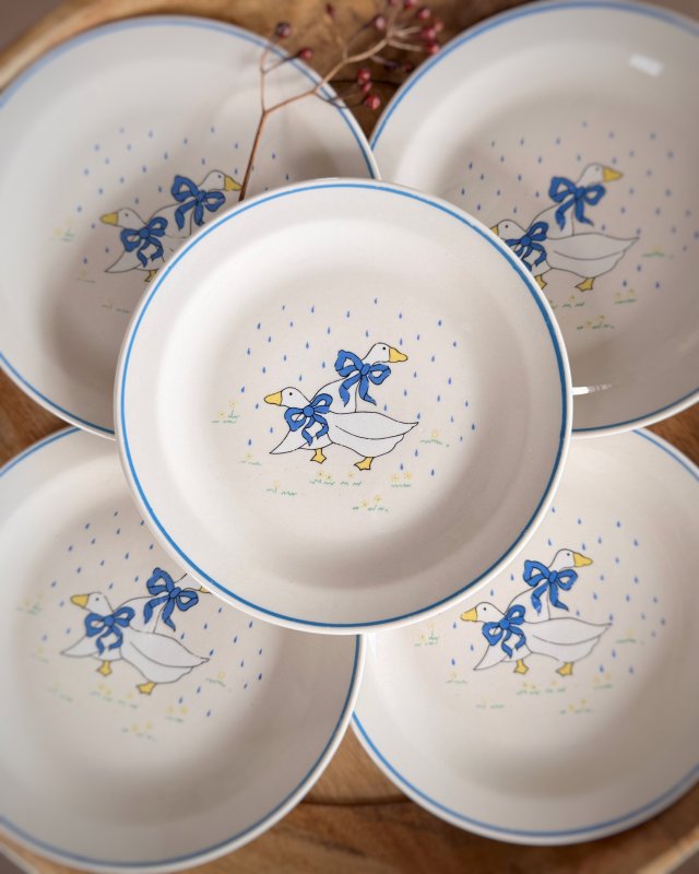 Talerz śniadaniowy gąski