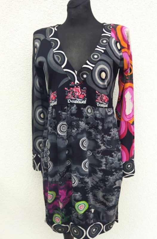 DESIGUAL - WZORZYSTA SUKIENKA