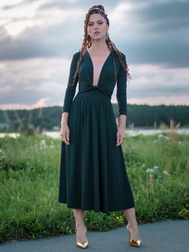 Oceana Black - wielofunkcyjna sukienka