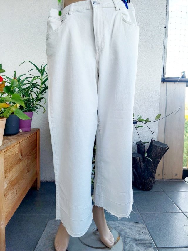 nowe jeans wysoki stan większe