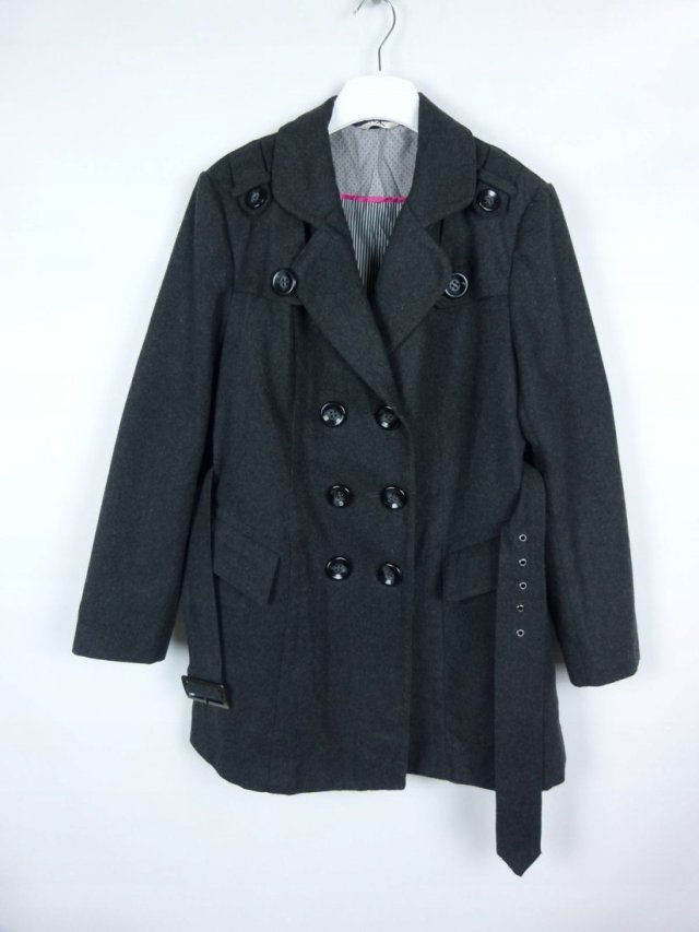 MK szara kurtka z wełną 16 / 42