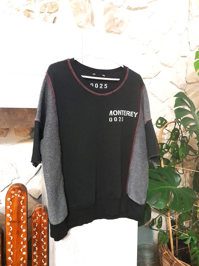 Bluza szarość i czerń M L