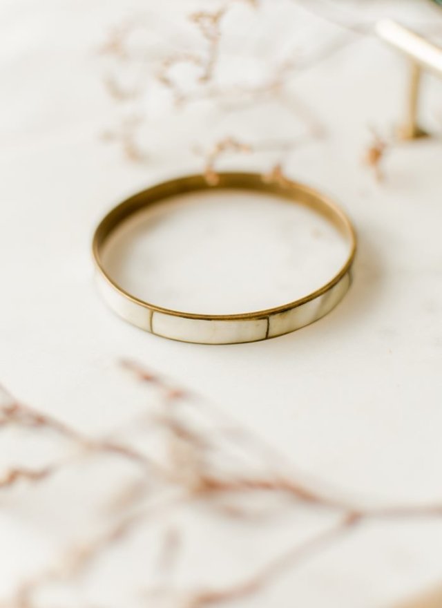 bransoletka z masą perłową