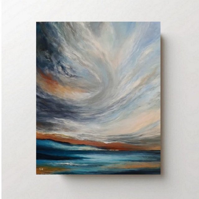 Pejzaż -obraz akrylowy 60/50 cm