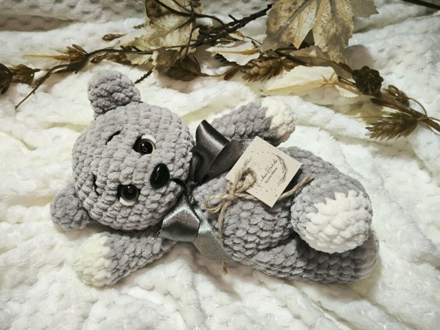 Pluszak Miś na szydełku