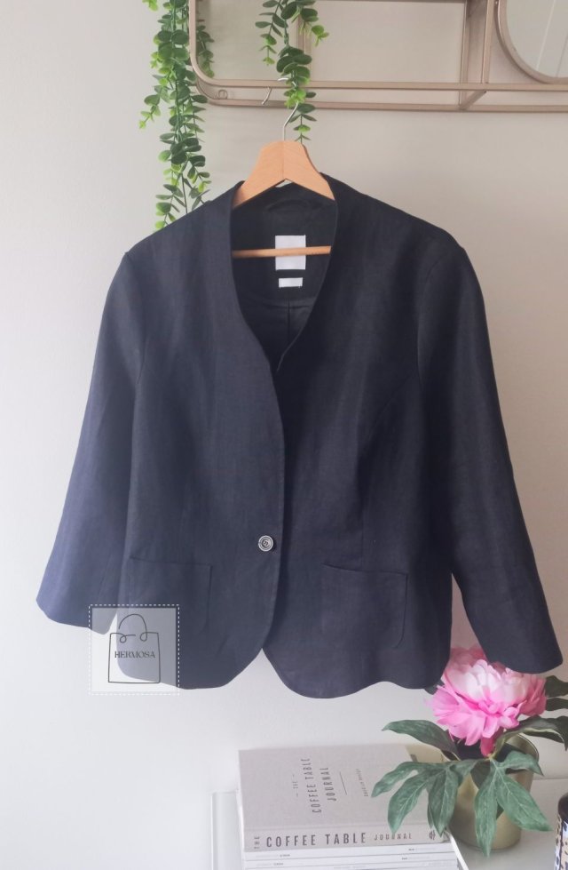 Claire Woman lniany żakiet premium