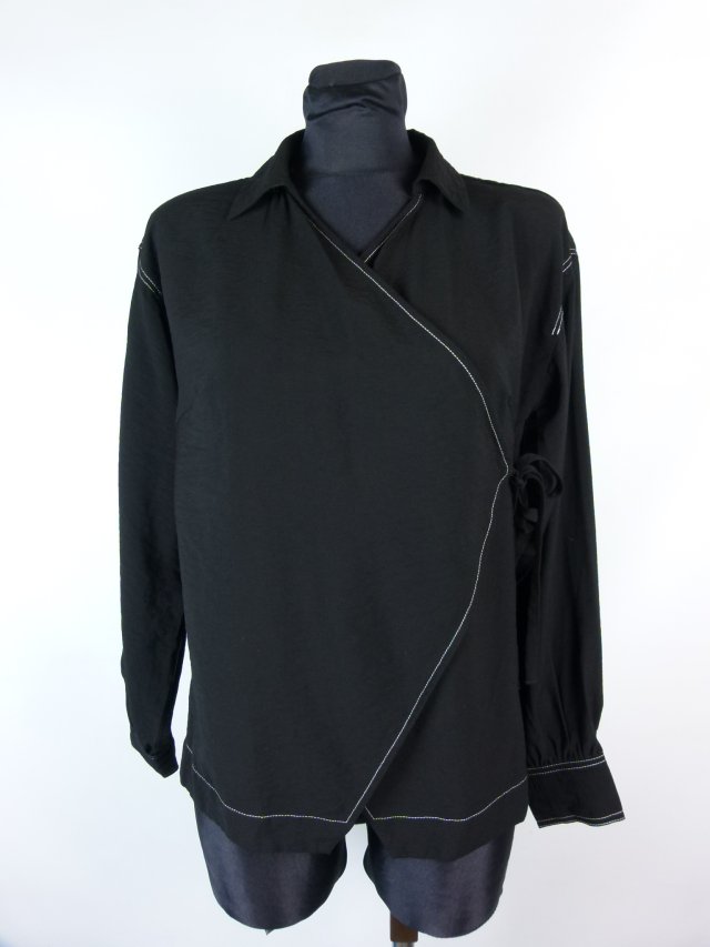 YAS kopertowa wiązana bluzka / S