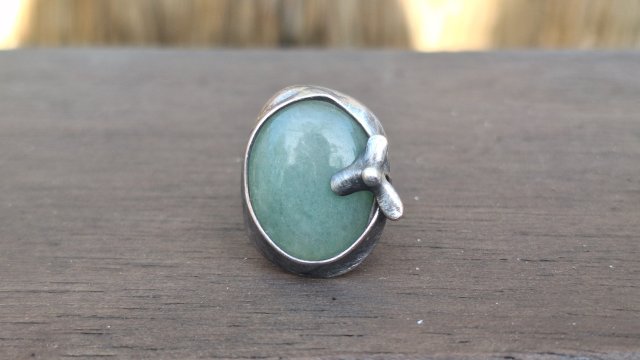 Awenturyn - pierścionek regulowany