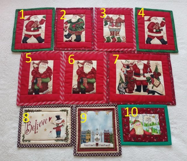 Świąteczne podkładki pod kubek, pod gorący, pod doniczkę, różne