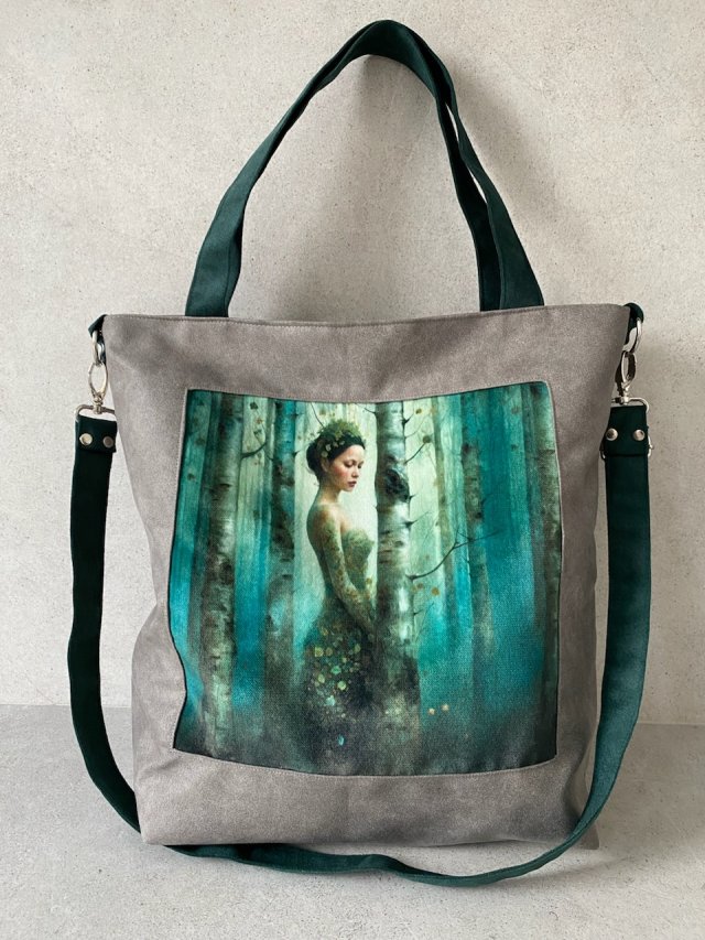 Duża torba na ramię z serii Duchy lasu