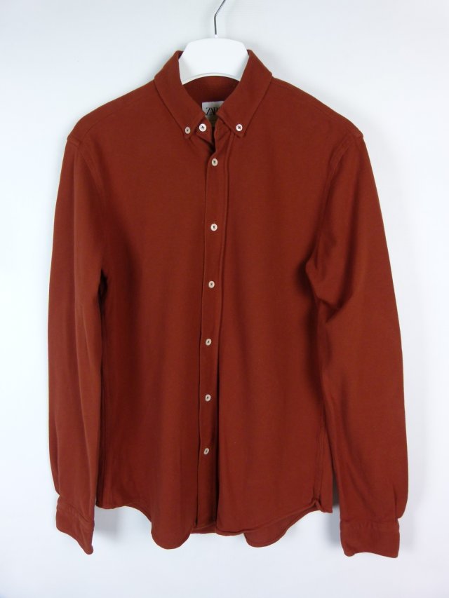 Zara dzianinowa koszula bawełna knit shirt/ M