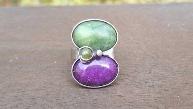 Wesoła jesień - pierścionek regulowany