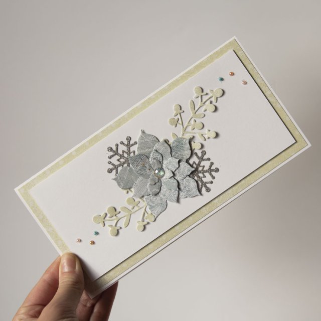 Kartka świąteczna handmade gwiazda betlejemska