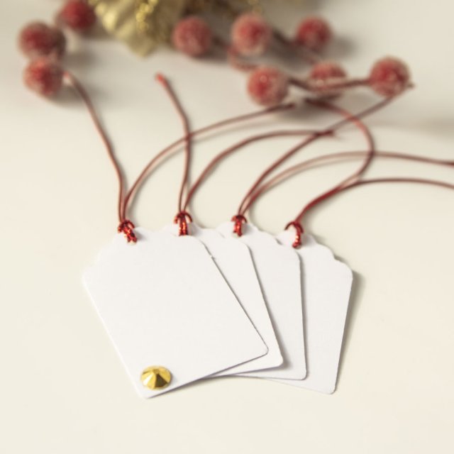 Bileciki świąteczne do prezentów zawieszki