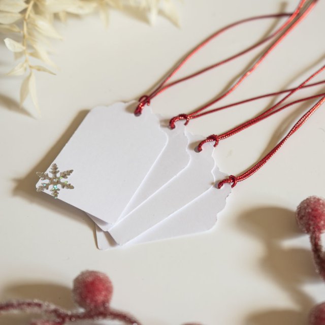 Bileciki świąteczne do prezentów zawieszki