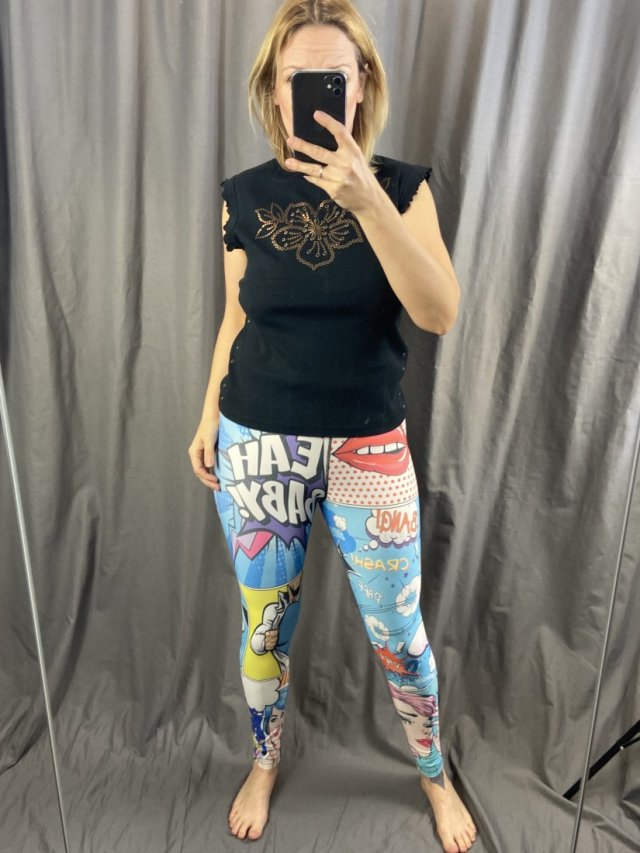 pop-artowe legginsy