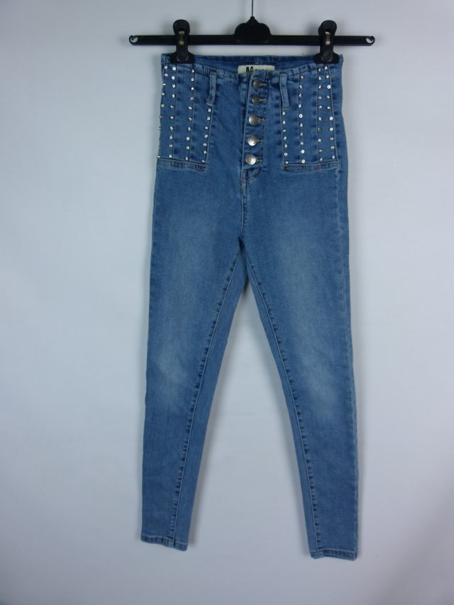 M. Sara skinny jeans spodnie dżins wysoki stan 26 / XXS