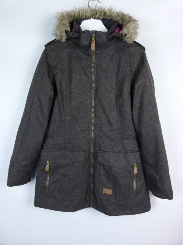 Trespass ocieplana kurtka parka z kapturem / L