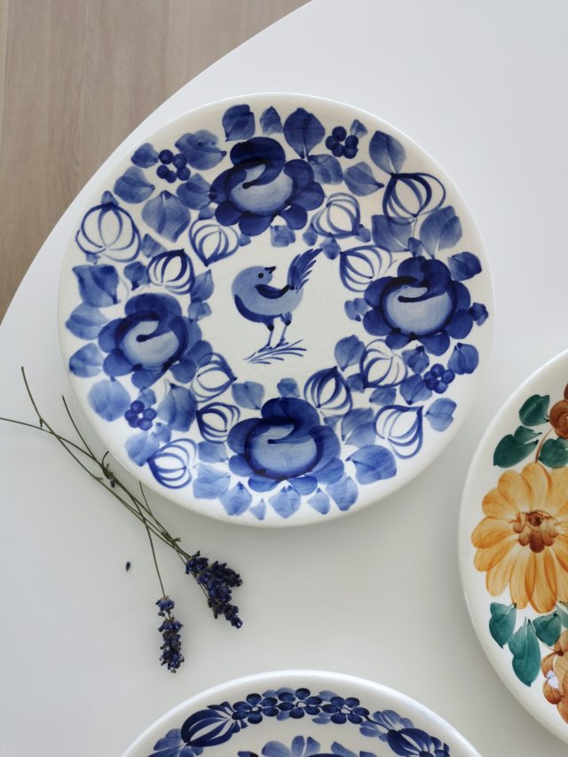 Talerz dekoracyjny ręcznie malowany Włocławek