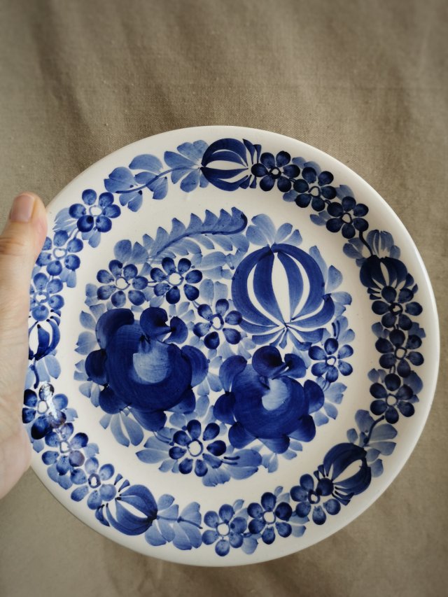 Talerz dekoracyjny ręcznie malowany Włocławek