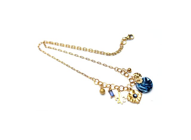 Alloys Collection - Zebra blue - naszyjnik /07.11.25/