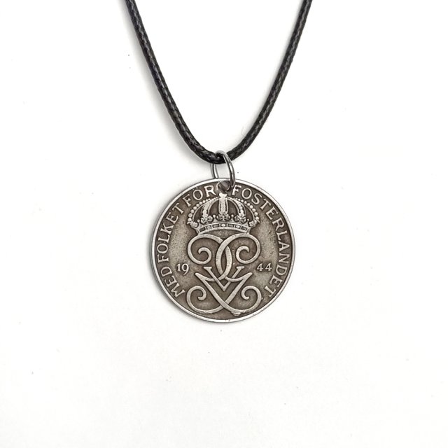 Wisiorek ze starej monety 5 ore - Szwecja