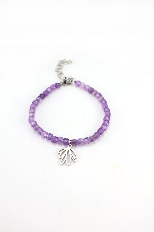 Bransoletka "Królewski Fiolet" z Ametystu 3