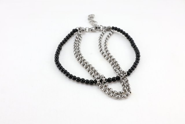 Bransoletka "Rock & Elegance" z onyksów