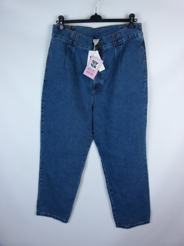 Lucy & Yak - Addison mom jeans z metką W38R / 18 - 20