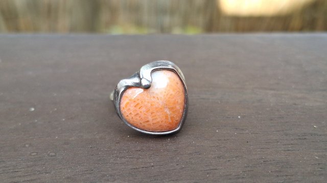 Serduszko - pierścionek regulowany