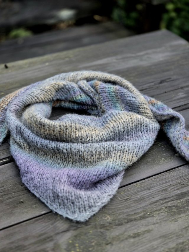 pastelowy puchacz / chustka