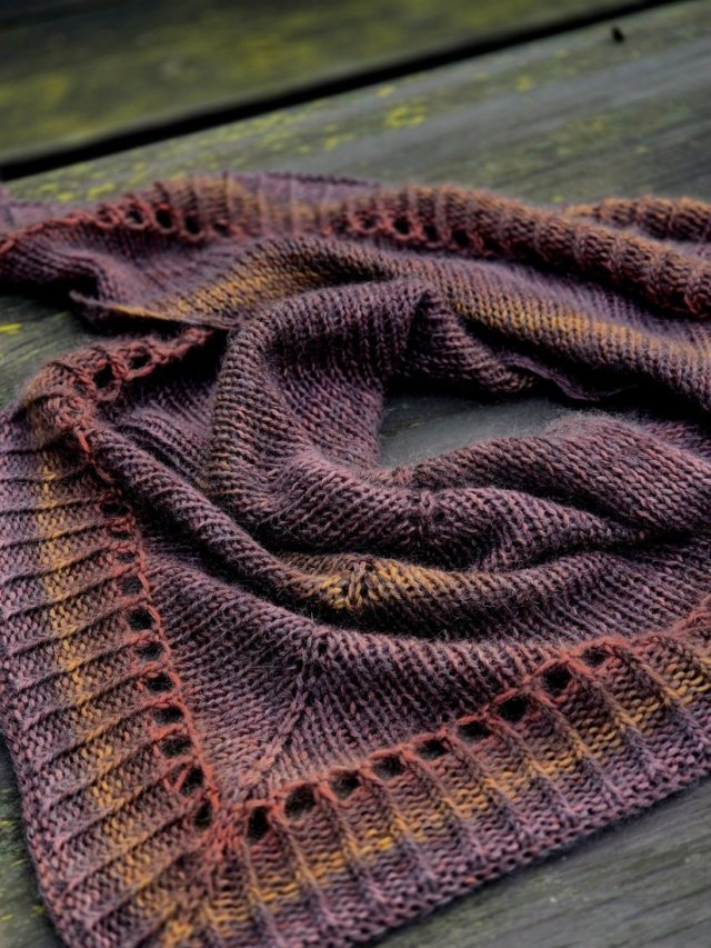 Praliny / chusta z jedwabiem